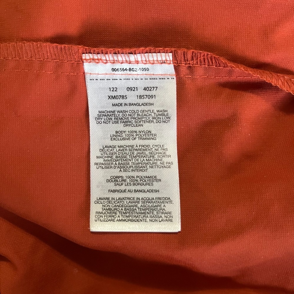 Columbia Nylon Trail Long Sleeve Shirt Size XXL Orange Hiking Outdoor - Picture 4 of 4